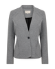Freequent Medium Grey Mel. w. Black INDOOR JACKET | FQNANNI-JACKET