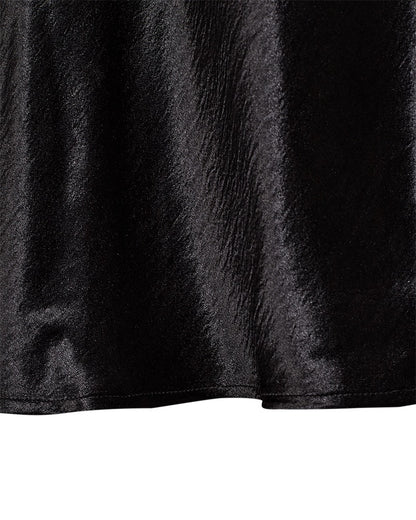 lang sort satinnederdel Freequent FQBIMBA-SKIRT Black