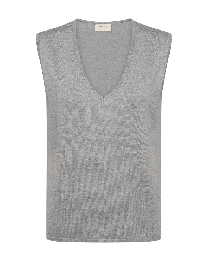 Freequent Medium Grey mlg. TANKTOP | FQJOEL-TOP