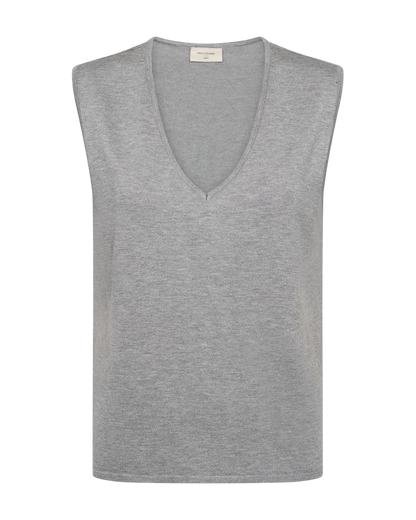 Freequent Medium Grey mlg. TANKTOP | FQJOEL-TOP