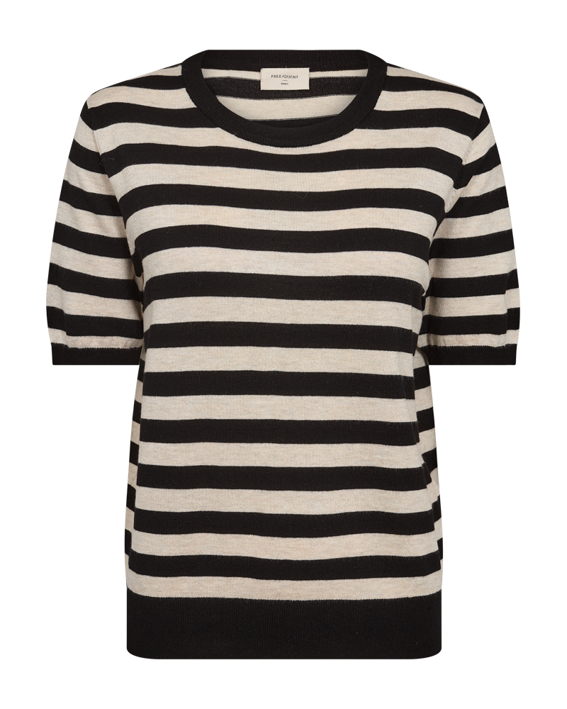 Freequent Black w. Moonbeam PULLOVER | FQJOEL-PULLOVER