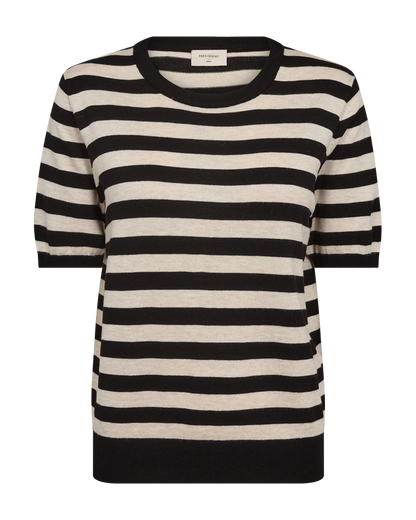 Freequent Black w. Moonbeam PULLOVER | FQJOEL-PULLOVER