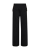 sorte bukser med elastik i taljen og pynteknapper langs sidelommerne. Freequent FQNANNI-PANTS Black