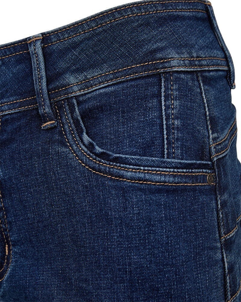 lomme på mørkeblå jeans Freequent FQLOPEZ-JEANS Dark Blue Denim