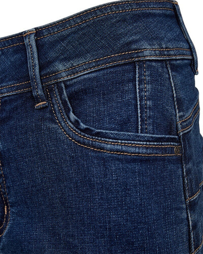lomme på mørkeblå jeans Freequent FQLOPEZ-JEANS Dark Blue Denim