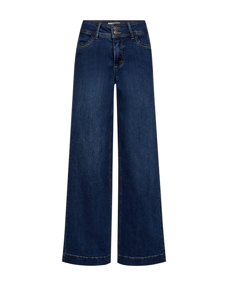 mørkeblå jeans Freequent FQLOPEZ-JEANS Dark Blue Denim