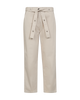 beige bukser med bælte i taljen. Freequent Moonbeam FQPACHINO-PANTS
