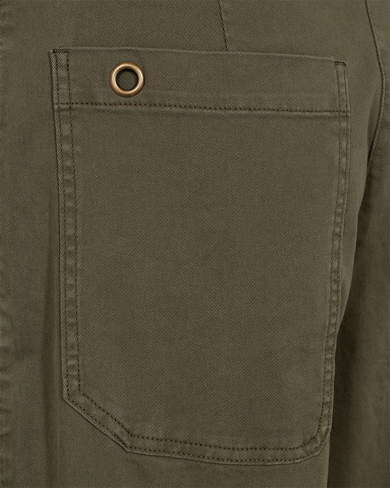 Freequent FQPACHINO-PANTS | Deep Lichen Green