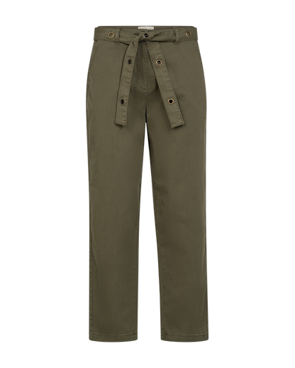 Freequent FQPACHINO-PANTS | Deep Lichen Green