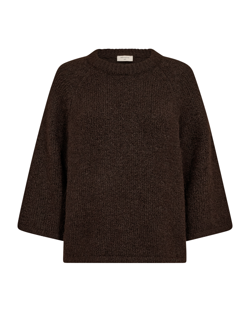 Freequent - FQGRSLULU-PULLOVER - MOLE MELANGE