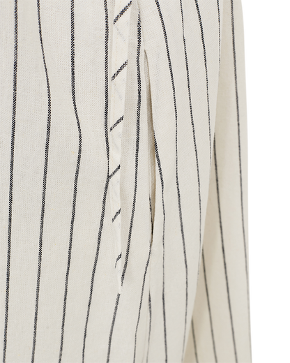 Freequent FQLAVA-DRESS | Star Off-white w. Navy Blazer