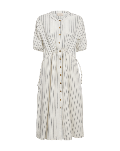 Freequent FQLAVA-DRESS | Star Off-white w. Navy Blazer