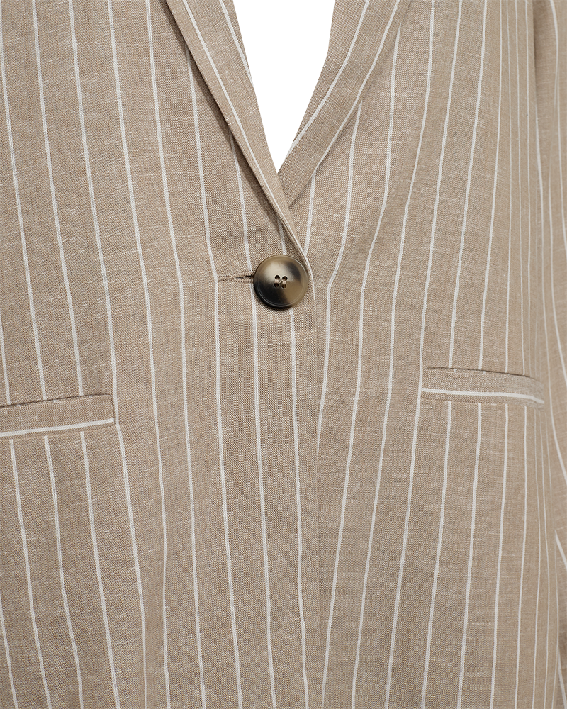 Freequent FQLAVEGA-JACKET | Sand mel w. Star Off-white