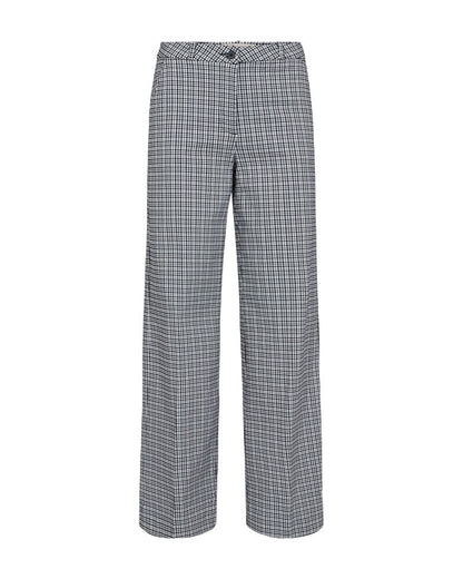 ternet bukser i blå nuancer med sidelommer. Freequent Navy Blazer w Chambray Blue FQSOLVEJ-PANT