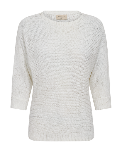 Freequent FQTAPPER-PULLOVER | Brilliant white