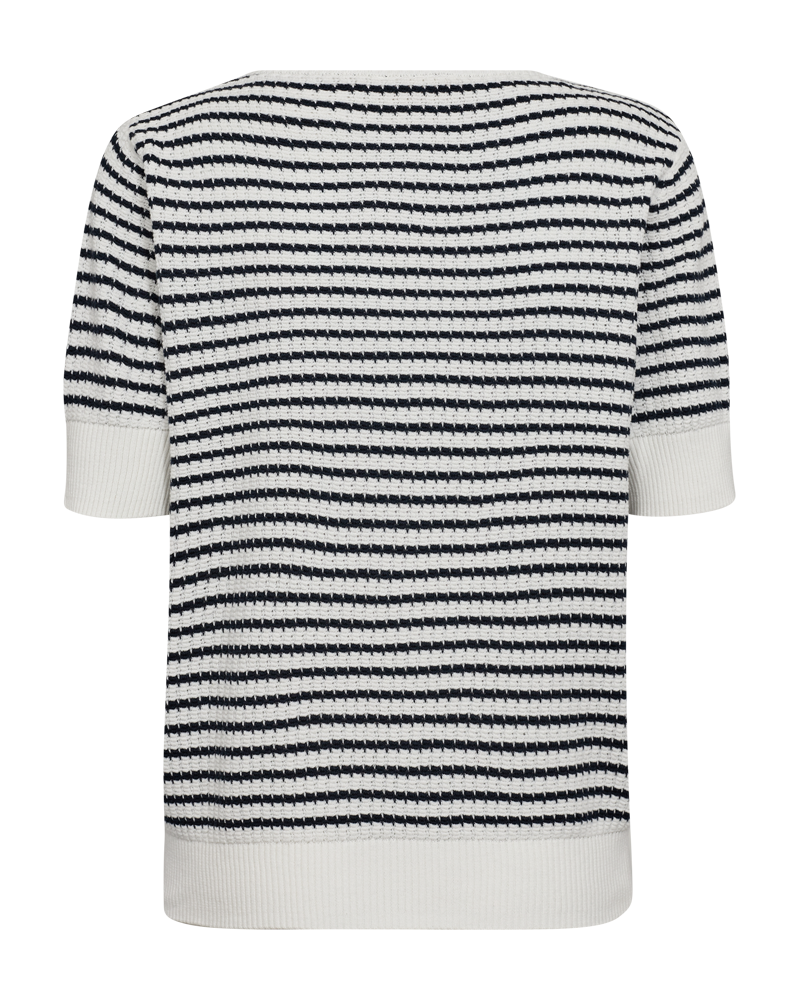 Freequent FQDODO-PULLOVER | Star Off-white w. Navy Blazer