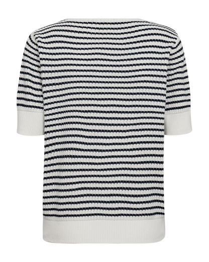 Freequent FQDODO-PULLOVER | Star Off-white w. Navy Blazer