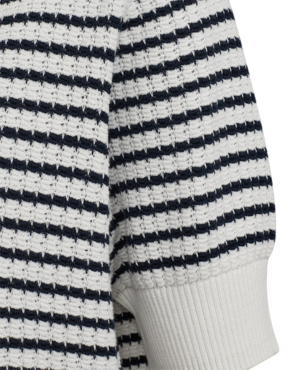 Freequent FQDODO-PULLOVER | Star Off-white w. Navy Blazer