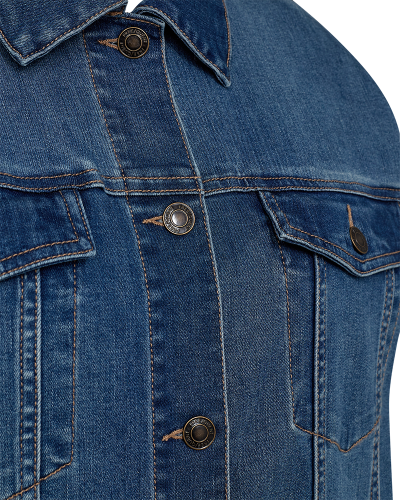 Freequent FQROCK-JACKET | Medium Blue Denim