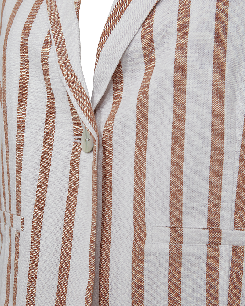 Freequent FQLAVISCO-JACKET | Brilliant White w. Burro