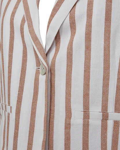 Freequent FQLAVISCO-JACKET | Brilliant White w. Burro