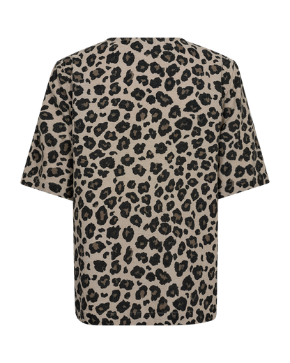 Freequent FQLAVISCO-BLOUSE | Sand Melange w. Black