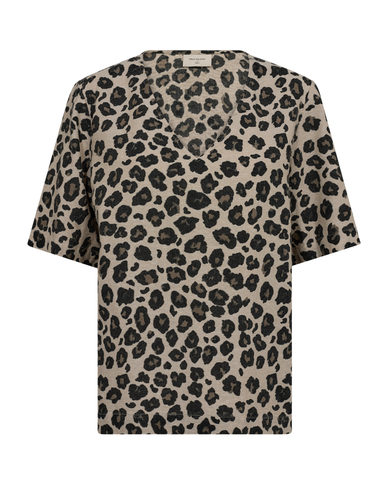 Freequent FQLAVISCO-BLOUSE | Sand Melange w. Black