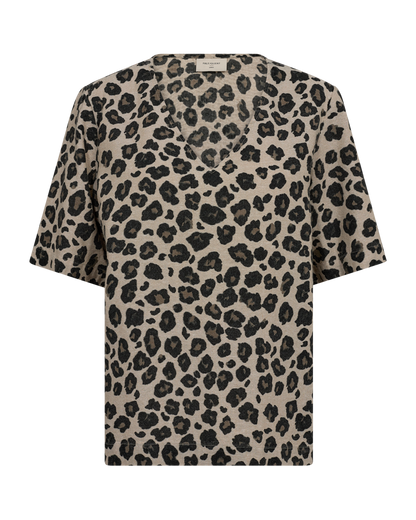 Freequent FQLAVISCO-BLOUSE | Sand Melange w. Black