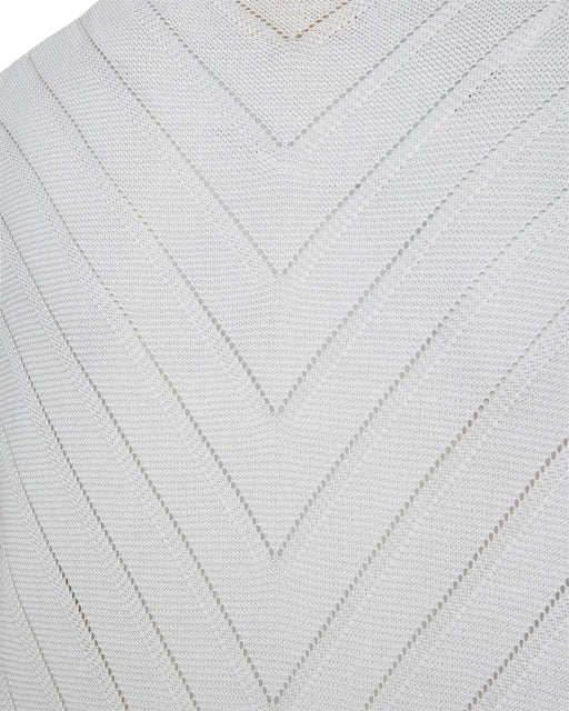 mønster på hvid cardigan med korte ærmer. Freequent FQELINA-CARDIGAN