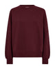 bordeaux rød sweatshirt Freequent FQNALE-PULLOVER Port Royale