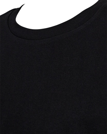 rund hals på basic kortærmet sort t-shirt Freequent FQEVIE-TEE Black
