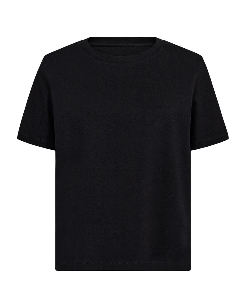 basic kortærmet sort t-shirt Freequent FQEVIE-TEE Black