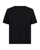 basic kortærmet sort t-shirt Freequent FQEVIE-TEE Black