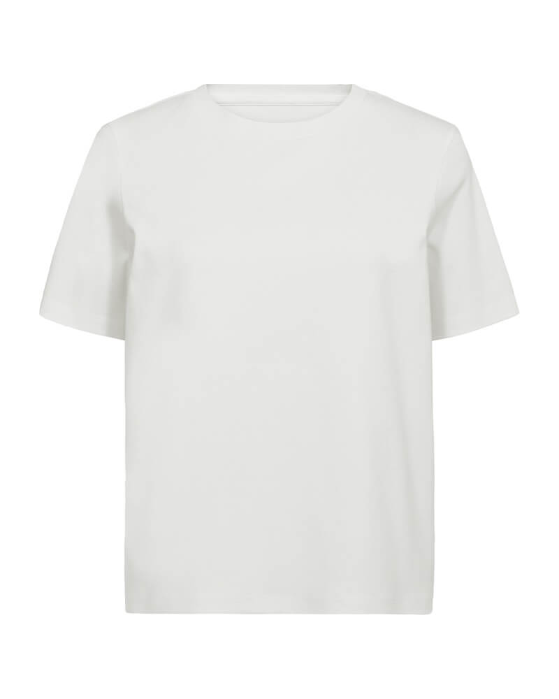 basic hvid t-shirt Freequent FQEVIE-TEE Star Off-white