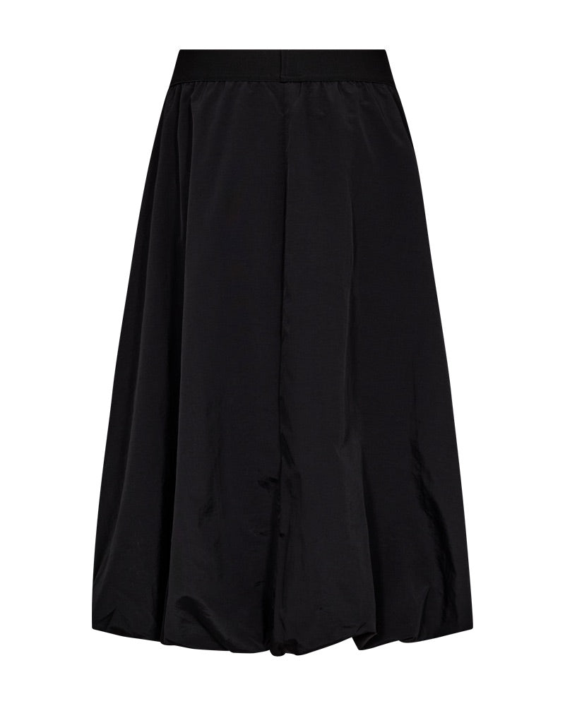 sort ballonnederdel med elastik i taljen Freequent FQMINDY-SKIRT Black