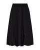 sort ballonnederdel med elastik i taljen Freequent FQMINDY-SKIRT Black