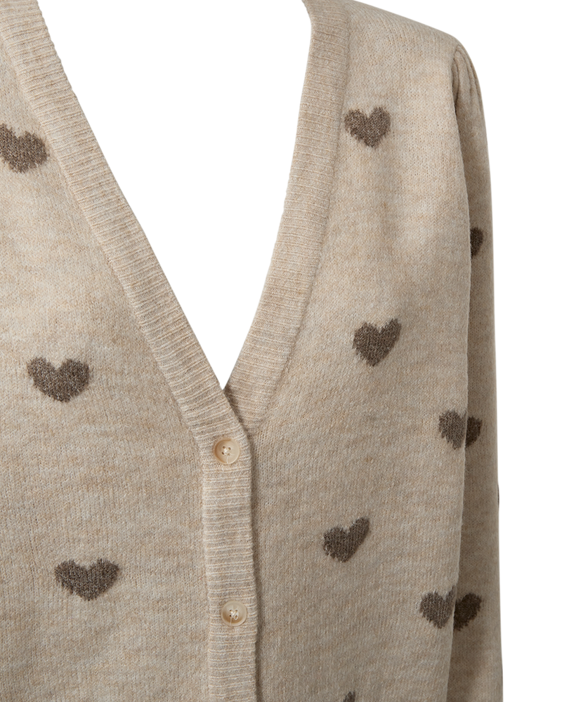 Freequent FQFAITH-CARDIGAN | Moonbeam Mel W Desert T Mel