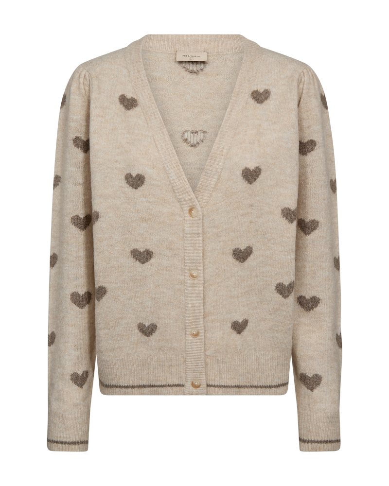 Freequent FQFAITH-CARDIGAN | Moonbeam Mel W Desert T Mel