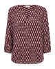 mønstret bluse Freequent FQADNEY-BLOUSE Port Royale w. Moonbeam