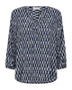 mønstret bluse Freequent FQADNEY-BLOUSE Salute w. Moonbeam