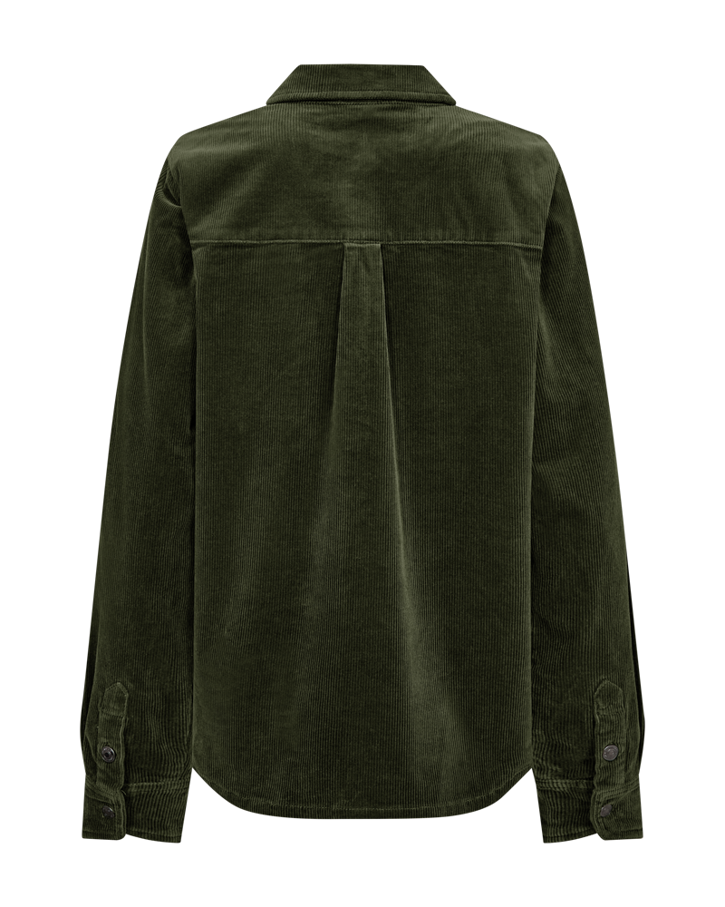 Freequent FQCORDY-SHIRT | Kombu Green