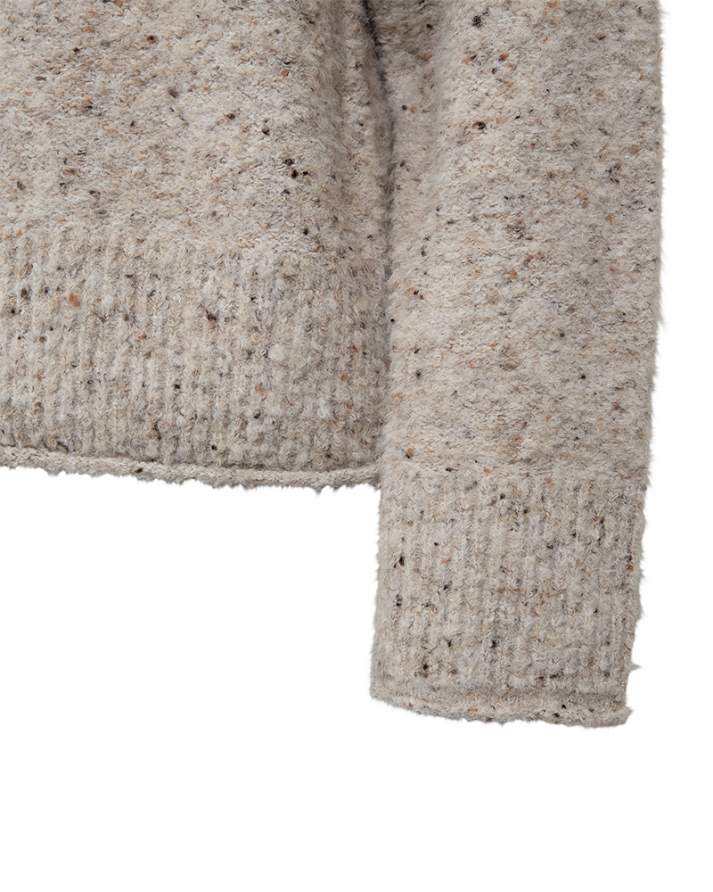 Freequent FQGRSNEMES-PULLOVER | Moonbeam Melange