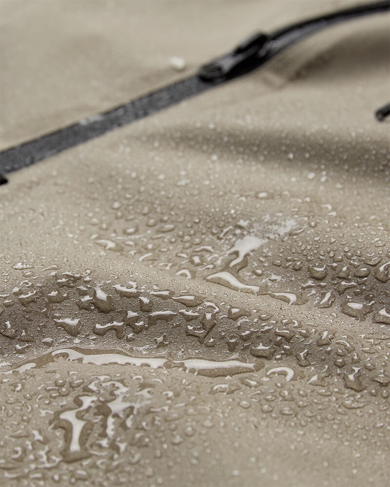 vand på beige vandtæt poncho Freequent FQMOW-PONCHO Silver Mink