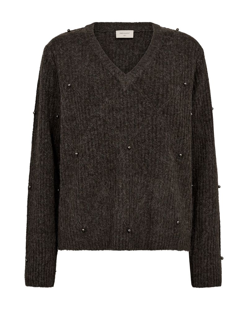 Freequent FQPEARLY-PULLOVER | Coffee Bean Melange