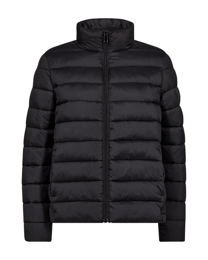 kort quiltet jakke i sort Freequent FQPENNY-JACKET Black