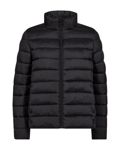 kort quiltet jakke i sort Freequent FQPENNY-JACKET Black