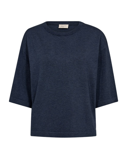 t-shirt Freequent FQCONNY-PULLOVER Vintage Indigo Melange