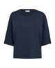 t-shirt Freequent FQCONNY-PULLOVER Vintage Indigo Melange