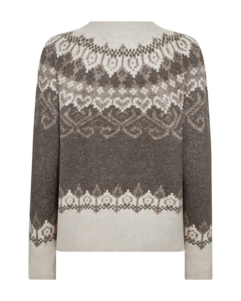 Freequent FQMERLA-PULLOVER | Morel Mel. w. Moonbeam Mel.