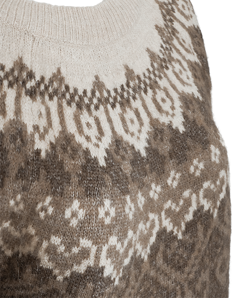 Freequent FQMERLA-PULLOVER | Morel Mel. w. Moonbeam Mel.